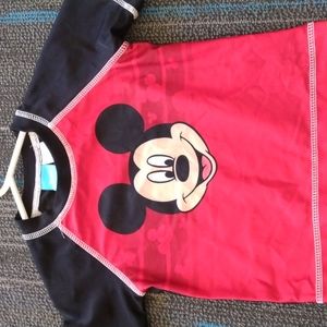 3/$15 Like new Mickey mouse swim shirt